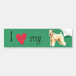 I Love my Soft Coated Wheaten Terrier Bumper Sticker