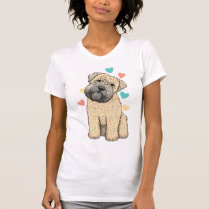 I Love My Soft Coated Wheaten Terrier Dog Heart T-Shirt