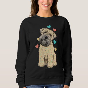 I Love My Soft Coated Wheaten Terrier Dog Valentin Sweatshirt