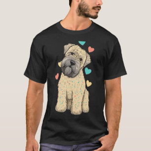 I Love My Soft Coated Wheaten Terrier Dog Valentin T-Shirt