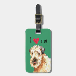 I Love my Soft Coated Wheaten Terrier Luggage Tag