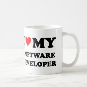 I Love My Software Developer Coffee Mug