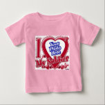 I Love My Soldier red heart - photo Baby T-Shirt<br><div class="desc">I Love My Soldier red heart - photo</div>