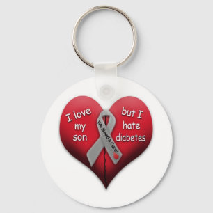I love my son but Hate Diabetes Key Ring