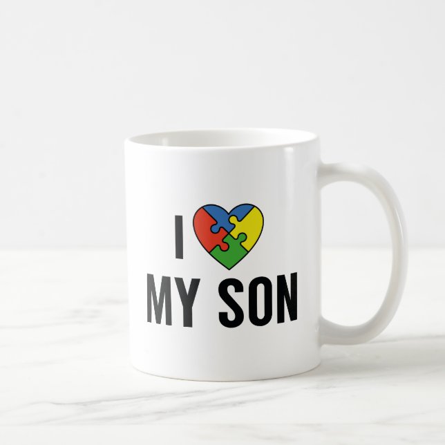 I Love My Son Coffee Mug (Right)