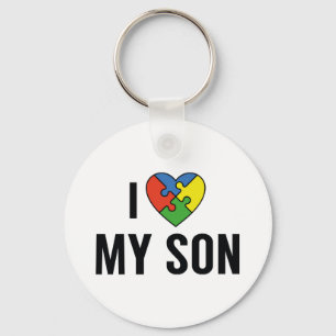 I Love My Son Key Ring