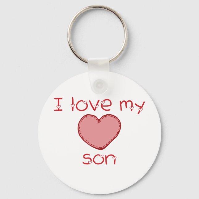 I love my son key ring (Front)