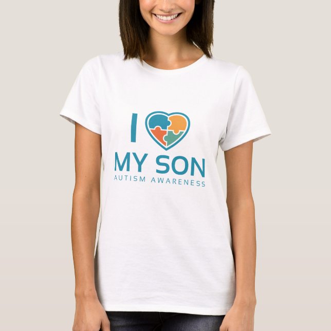 I Love My Son T-Shirt (Front)