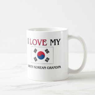 I Love My South Korean Grandpa Coffee Mug