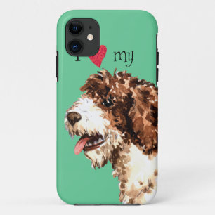 I Love my Spanish Water Dog iPhone 11 Case