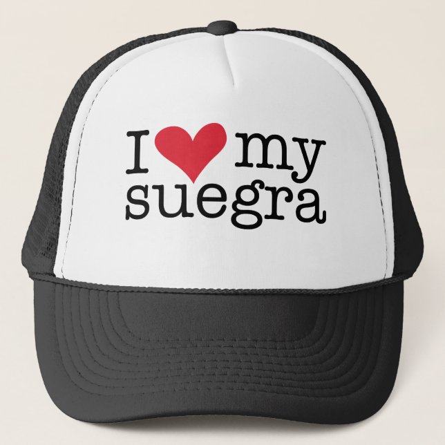 I Love My Suegra (Mother In Law) Baseball Cap (Front)