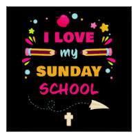 I Love My Sunday School – Christian Church Teacher