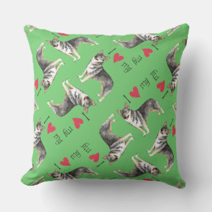 I Love my Swedish Vallhund Cushion