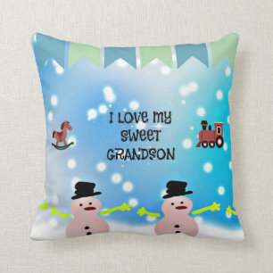 I Love My Sweet Grandson Cushion