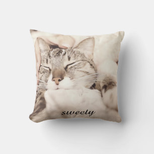I love my sweet little cat photo cushion