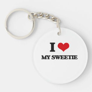 I love My Sweetie Key Ring