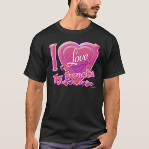 I Love My Sweetie pink/purple - heart T-Shirt
