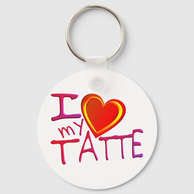 I love my Tatte Key Ring (Front)
