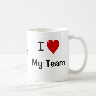 I Love My Team and My Team Heart Me! Coffee Mug