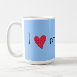 I Love my Teddy Roosevelt Terrier Coffee Mug