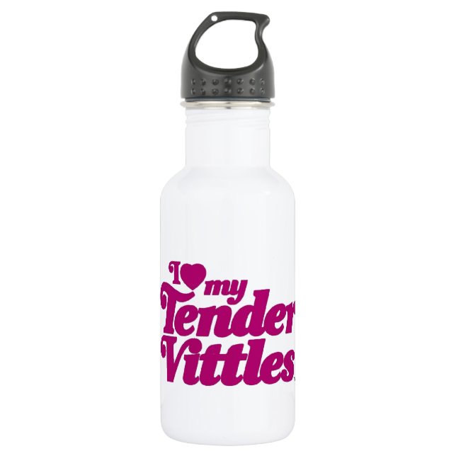 I Love My Tender Vittles 532 Ml Water Bottle (Front)