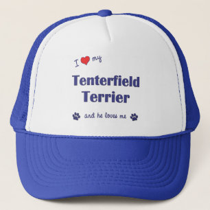 I Love My Tenterfield Terrier (Male Dog) Trucker Hat