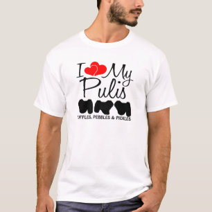 I Love My Three Puli Dogs T-Shirt