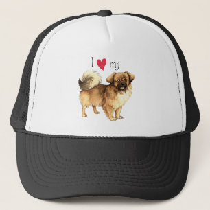 I Love my Tibetan Spaniel Trucker Hat