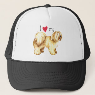 I Love my Tibetan Terrier Trucker Hat