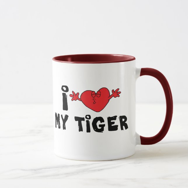 I Love My Tiger Mug (Right)
