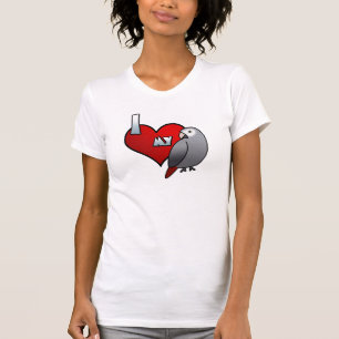 I Love my Timneh African Grey T Shirt