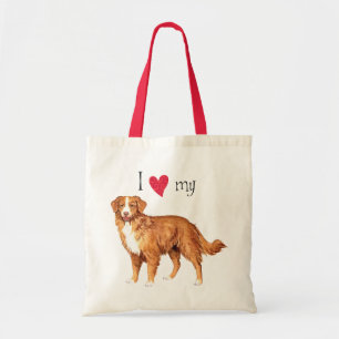 I Love my Toller Tote Bag
