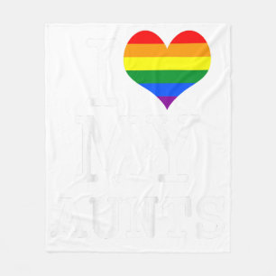 I Love My Transgender Boyfriend T shirt Gay Pride Fleece Blanket