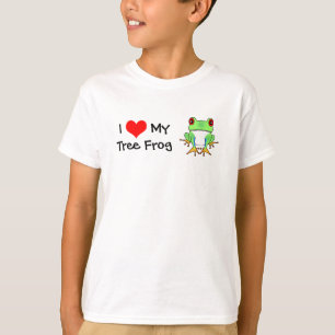 I Love My Tree Frog Childrens T-Shirt