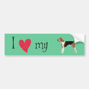 I Love my Treeing Walker Bumper Sticker