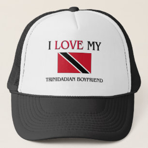 I Love My Trinidadian Boyfriend Trucker Hat