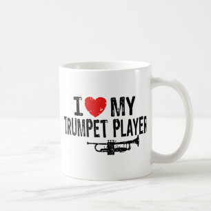 I Love My Trumpet Player Coffee Mug