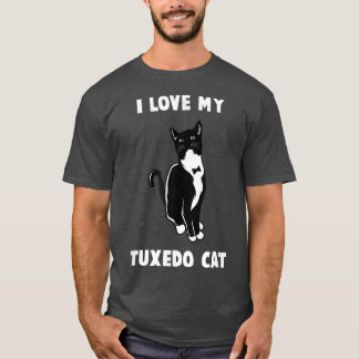 I Love My Tuedo CatCat Lover T-Shirt
