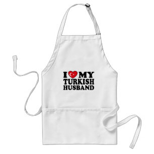 I Love My Turkish Husband Standard Apron