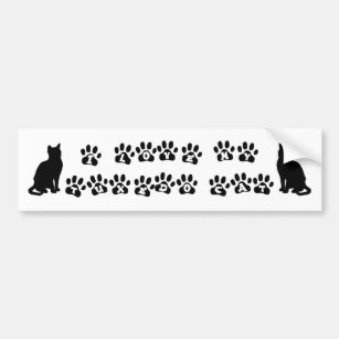 I Love My Tuxedo Cat--Black Text Bumper Sticker
