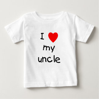 I Love My Uncle Baby T-Shirt