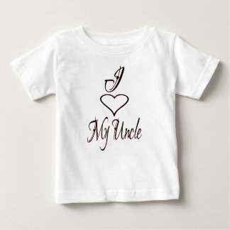 I Love My Uncle Baby T-Shirt
