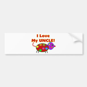 "I love my UNCLE" Kids T-Shirts/gifts Bumper Sticker