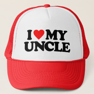 I LOVE MY UNCLE TRUCKER HAT