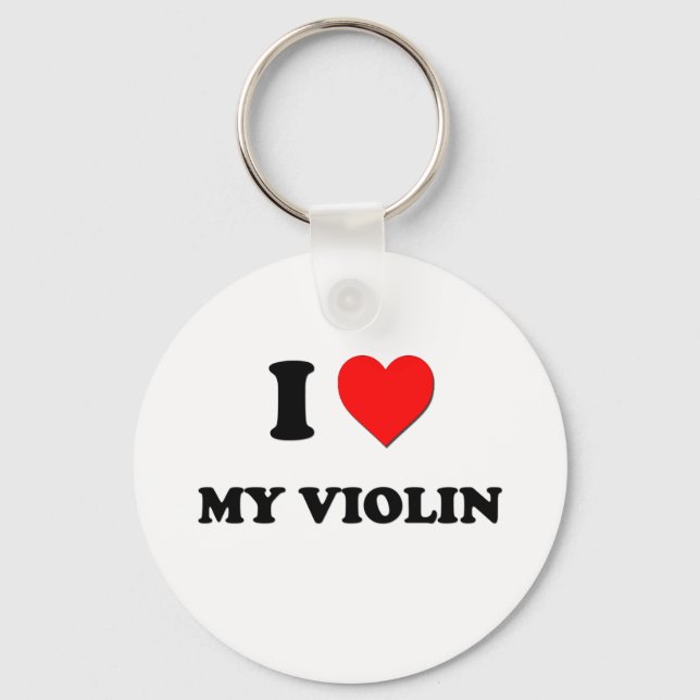 I love My Violin Key Ring (Front)