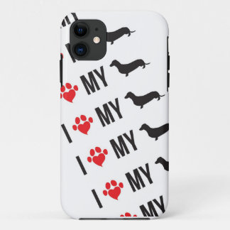 I LOVE MY WEINER CELL PHONE CASE