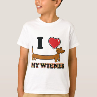 I love My Weiner - Doxie T-Shirt