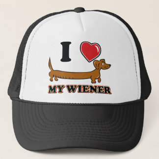 I love My Weiner - Doxie Trucker Hat