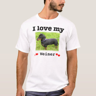 I love my Weiner template T-Shirt