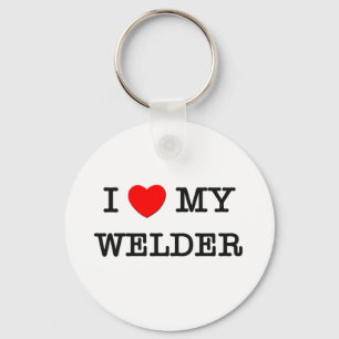 I Love My WELDER Key Ring